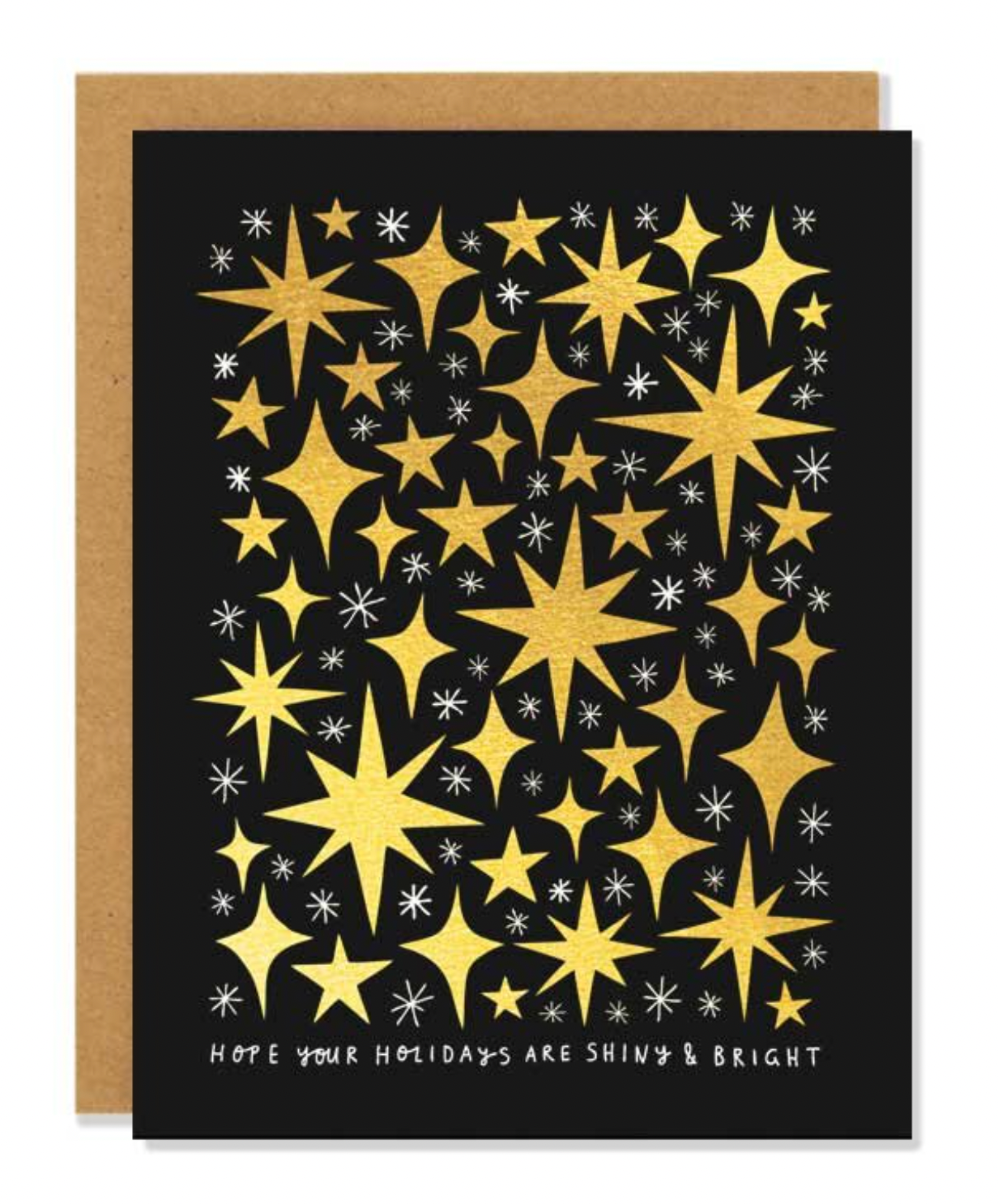 Shiny and Bright Holiday Greeting Card