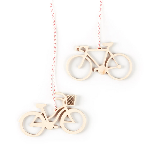 Cruiser and Road Bike Ornaments
