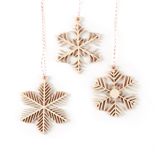 Delicate Snowflake Ornaments