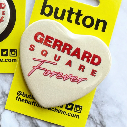 Gerrard Square Forever Heart Button