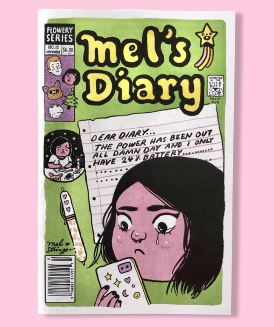 Flowery Zine Comics - Mel's Diary #22