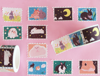 Bunny Rabbit Stamp Washi Tape