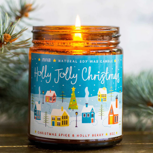 Holly Jolly Christmas Natural Soy Candle