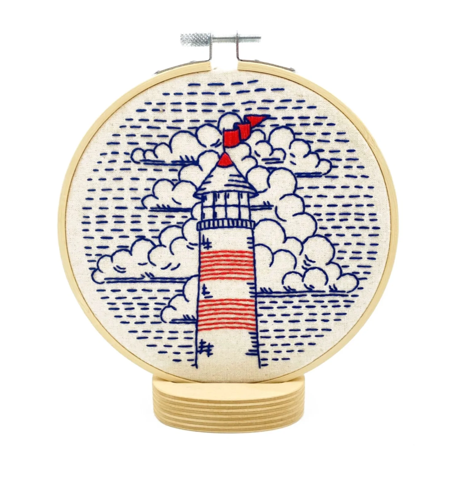 DIY Lighthouse Complete Embroidery Kit