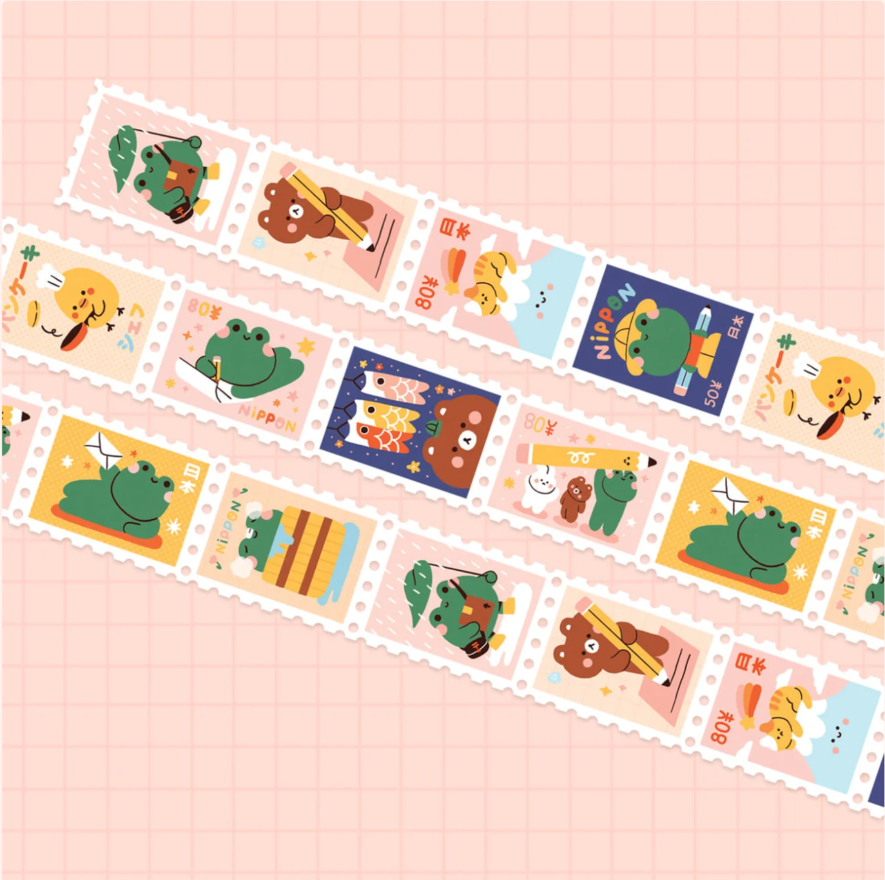 Love from Japan Stamp Washi Tape