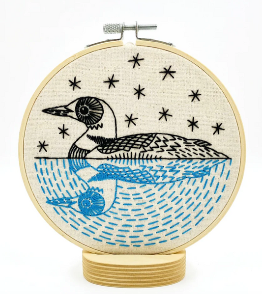 DIY Loon Complete Embroidery Kit