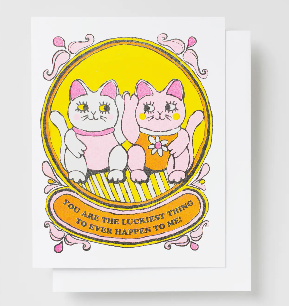 Luckiest Thing Ever Valentine's Day Greeting Card