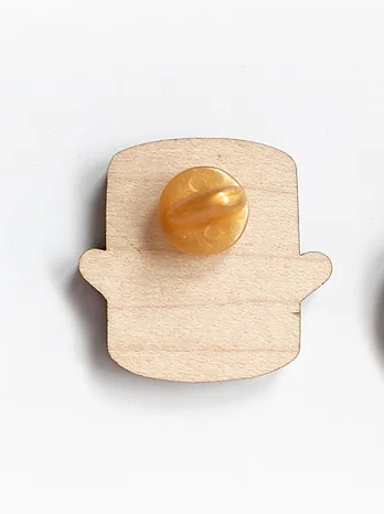Haw Flakes Wooden Pin