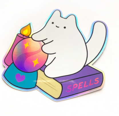 Magic Shop Cat Vinyl Sticker