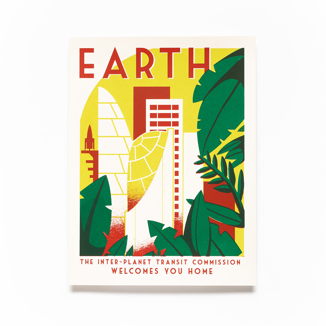 Earth Screen Print