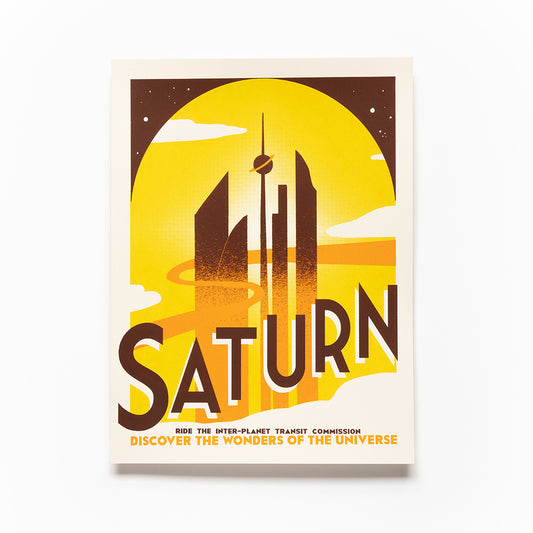 Saturn Screen Print