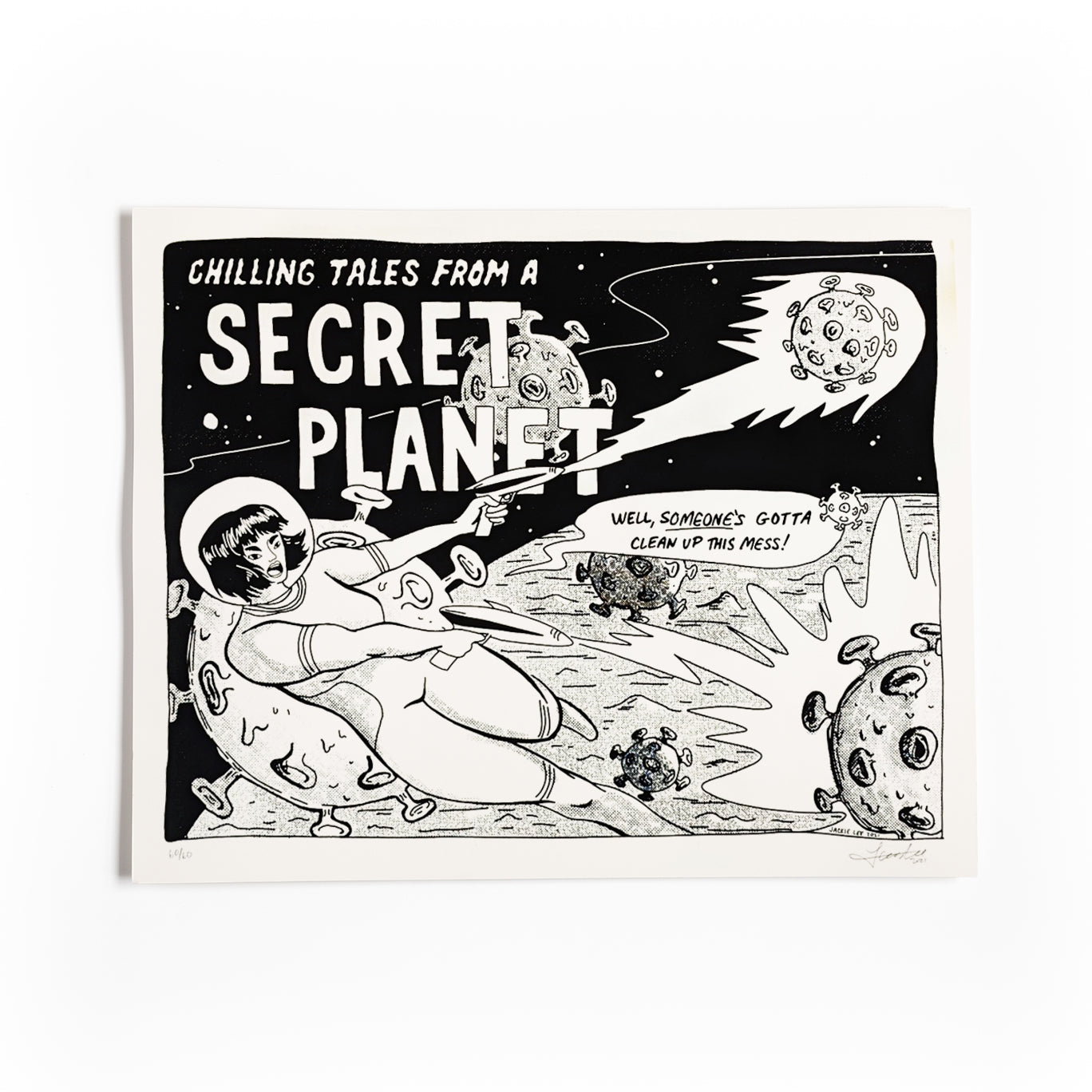 Chilling Tales from a Secret Planet LTD ED Print