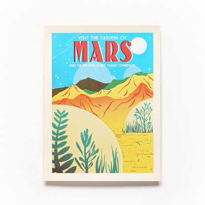 Mars Screen Print