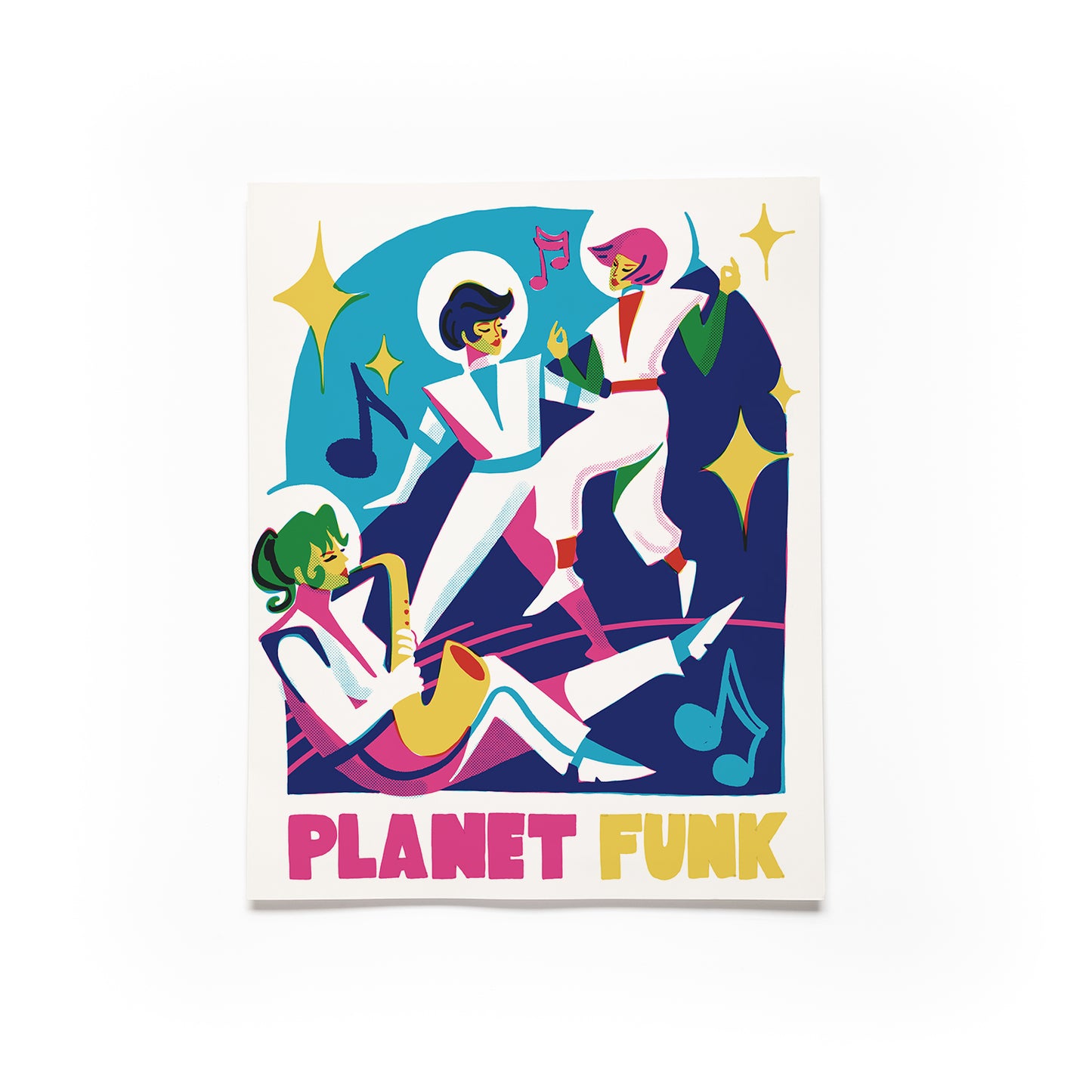 Planet Funk Screen Printed Poster