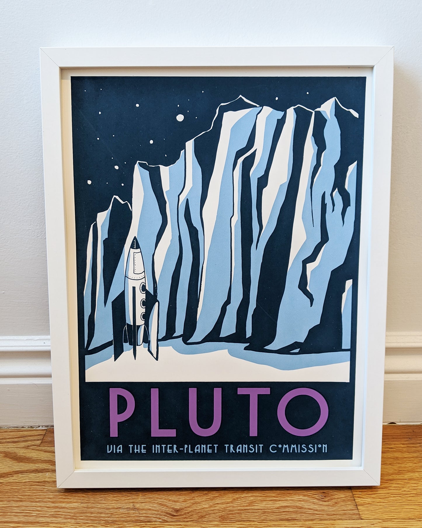 Pluto Screen Print